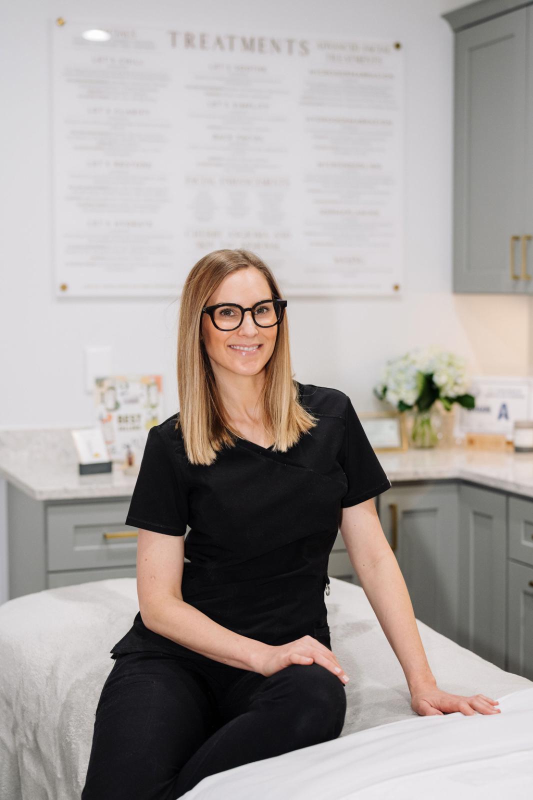 Rachel Ward, owner and esthetician at Dapper Skin Studio